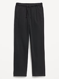 L'image numéro 3 présente Pantalon coupe généreuse en coton ouaté épais