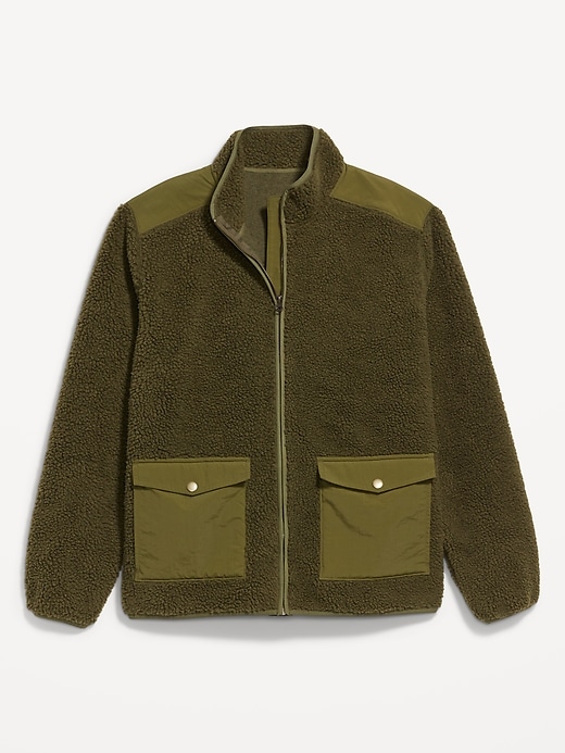 Image number 4 showing, Loose Utility Sherpa Jacket