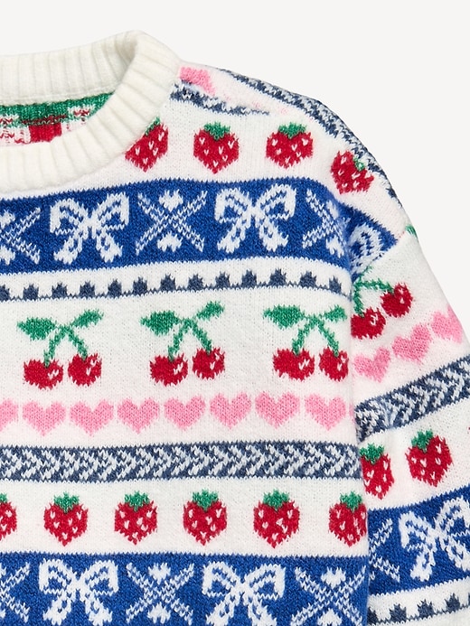 L'image numéro 4 présente Chandail SoSoft surdimensionné à motif pour fille
