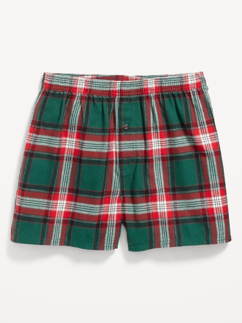 Caleçon boxeur en flanelle à motif