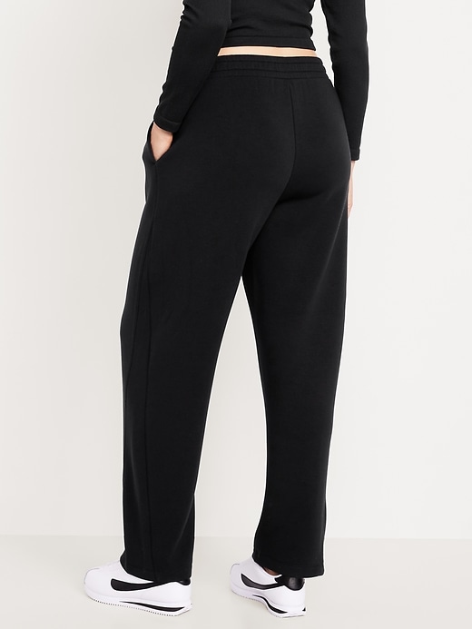 Image number 5 showing, High-Waisted Bounce Fleece Barrel Sweatpants