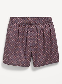 L'image numéro 1 présente Short boxeur à motif, entrejambe de 9,5 cm