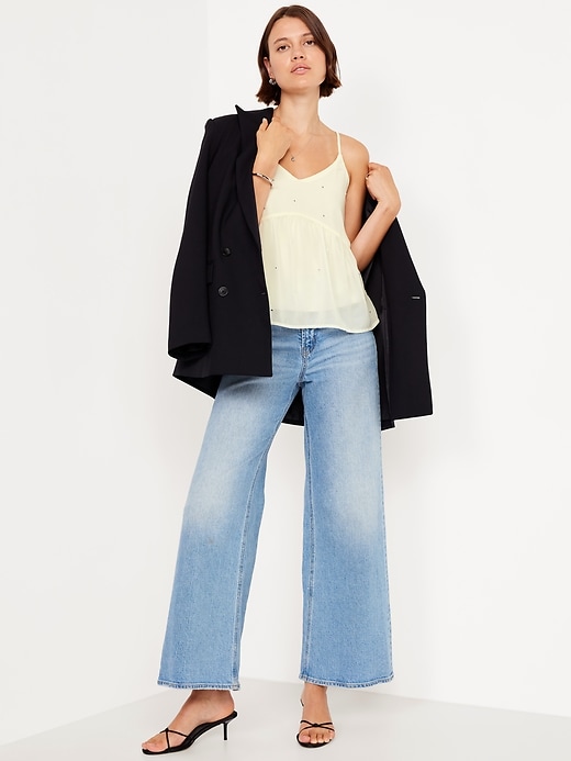 Image number 3 showing, Embellished Cami Peplum Top