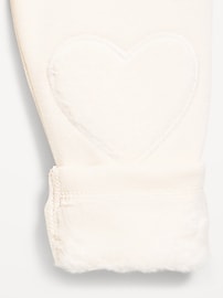 Image number 2 showing, Cozy-Lined Heart-Patch Leggings for Baby