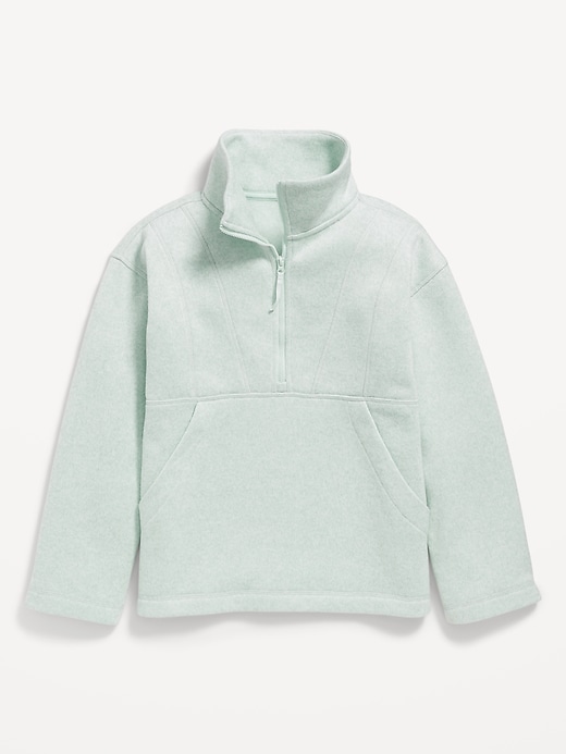 Image number 3 showing, Sweater-Fleece Quarter-Zip Tunic for Girls