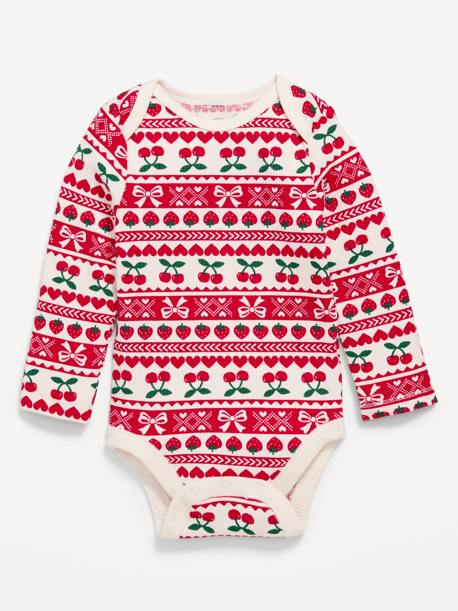 Unisex Long-Sleeve Graphic Bodysuit for Baby