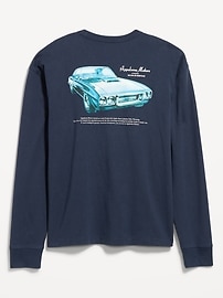 Image number 2 showing, Heavyweight Crew-Neck Graphic Cropped T-Shirt