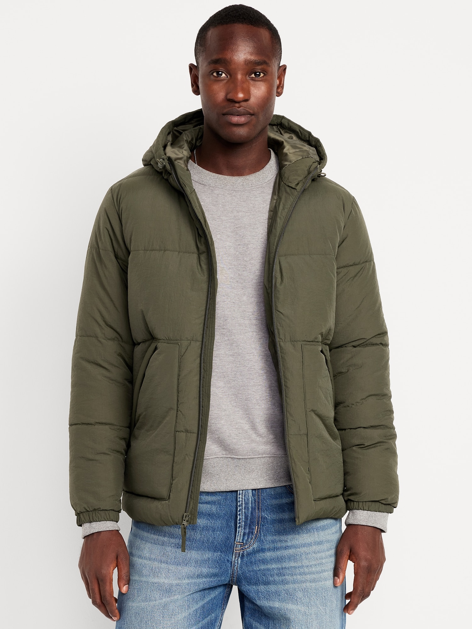 Frost-Free Water-Resistant Hooded Puffer Jacket