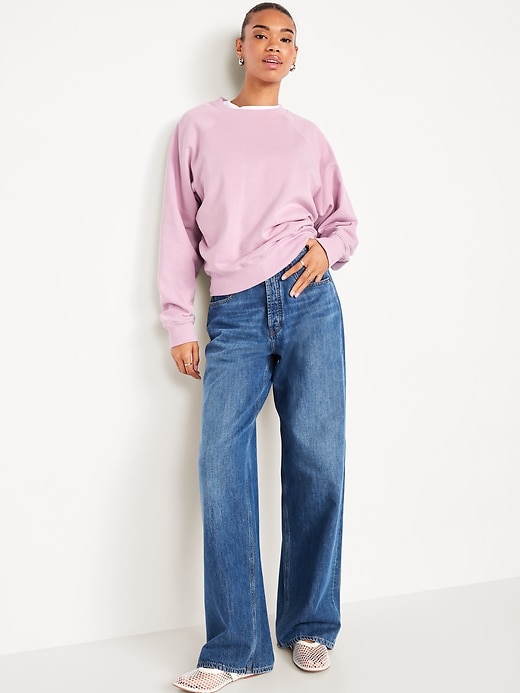 Image number 3 showing, SoComfy Oversized Raglan Sweatshirt