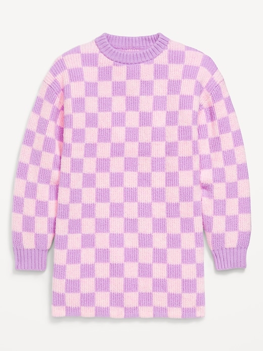 Image number 3 showing, SoSoft Printed Crew-Neck Sweater Dress for Girls