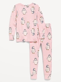 L'image numéro 2 présente Pyjama ajusté à motif pour tout-petit et bébé