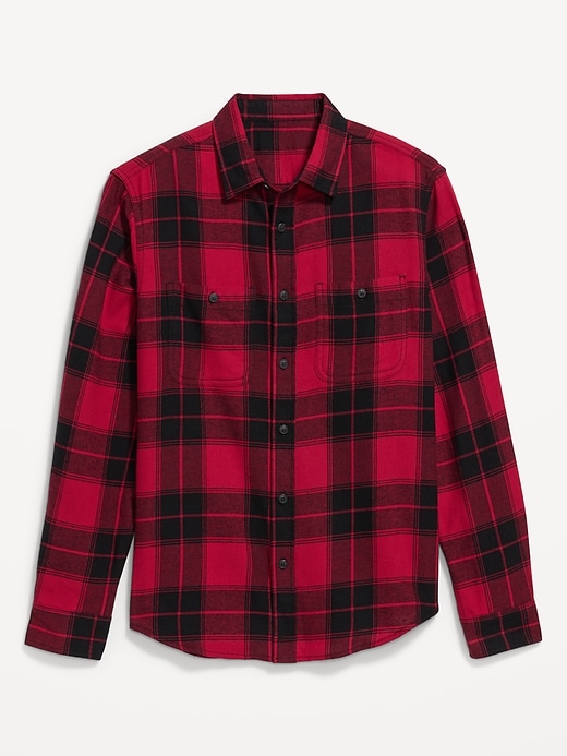 Image number 4 showing, Plaid Flannel Pocket Shirt