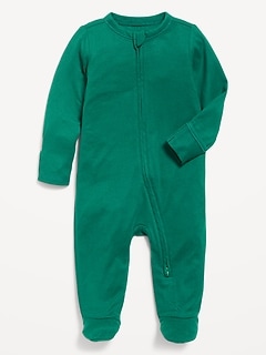 Cozy Knit 2-Way-Zip Sleep & Play Footed One-Piece for Baby
