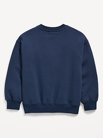 Image number 3 showing, Disney© Oversized Gender-Neutral Logo-Graphic Sweatshirt for Kids