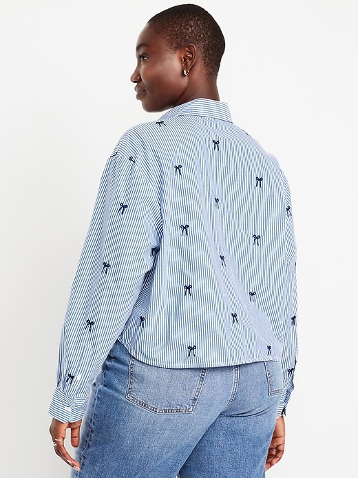 Image number 5 showing, Cropped Button-Down Shirt