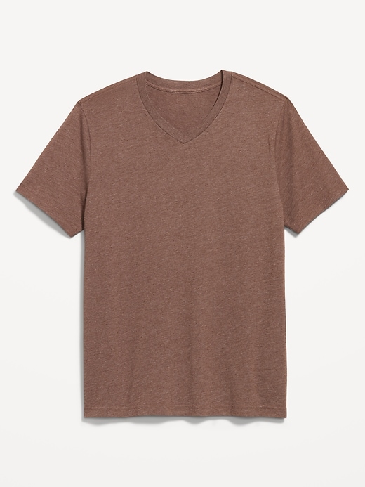 L'image numéro 4 présente T-shirt à col en V pour Homme