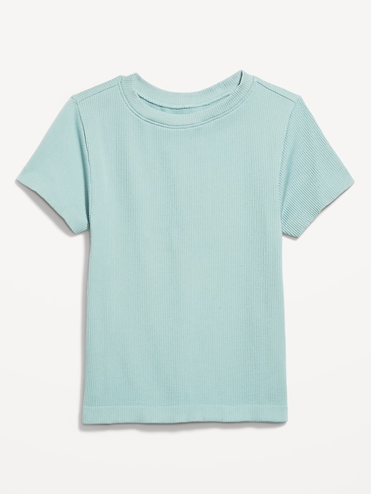Image number 7 showing, Exhale Seamless Fitted Rib T-Shirt