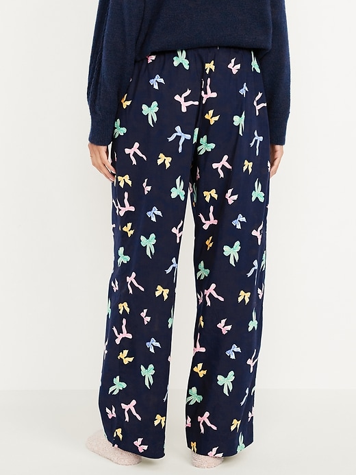 Image number 2 showing, High-Waisted Poplin Pajama Pant