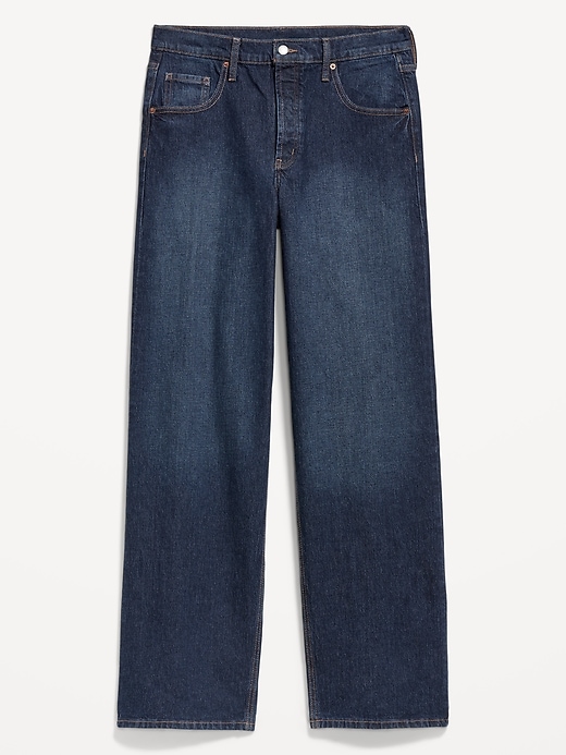 Image number 6 showing, Mid-Rise Slouchy Wide-Leg Jeans