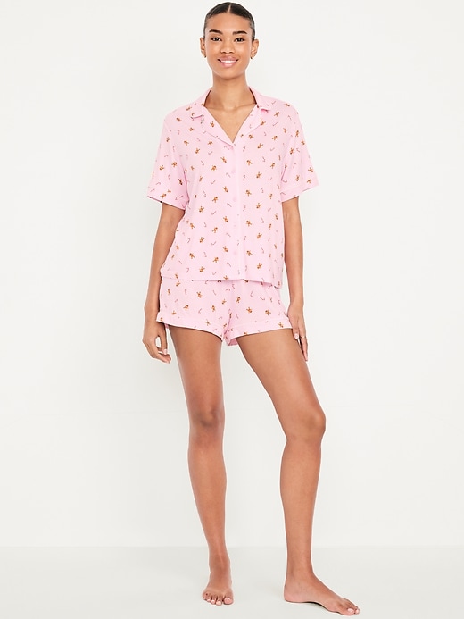 L'image numéro 1 présente Ensemble short en tricot de jersey Grasse matinée