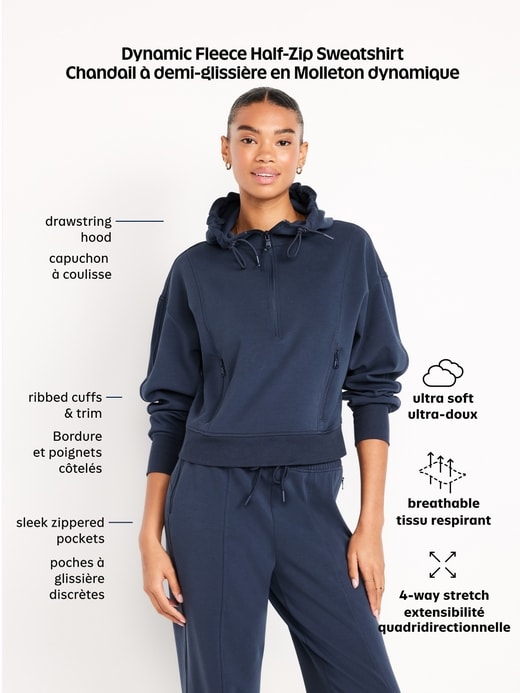Image number 6 showing, Dynamic Fleece Half-Zip Sweatshirt