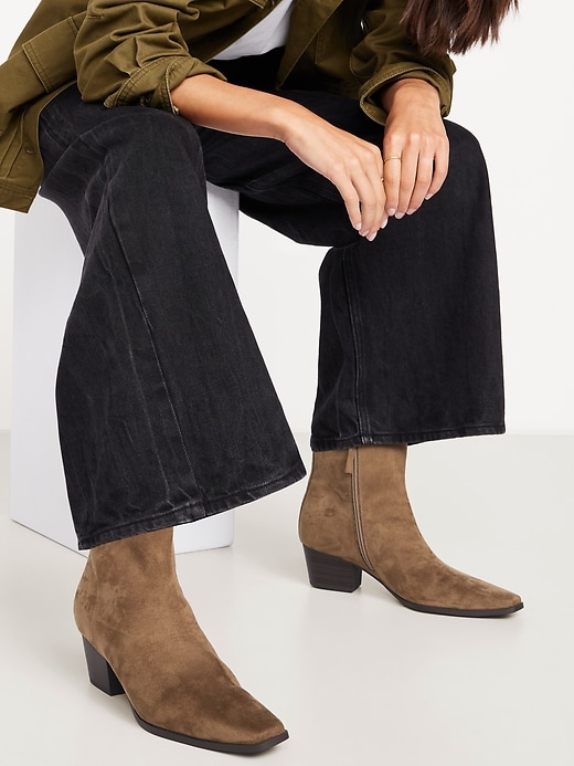 Image number 2 showing, Low-Heel Booties for Women