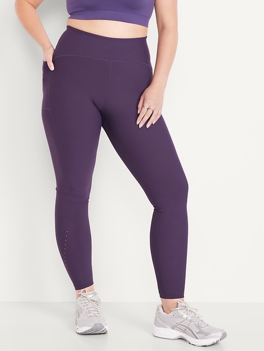 Image number 5 showing, High-Waisted PowerSoft Train 7/8 Run Leggings
