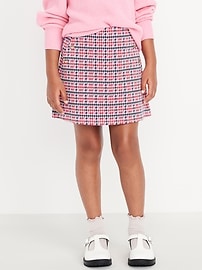 L'image numéro 1 présente Jupe-short de marin en tricot jacquard pour fille