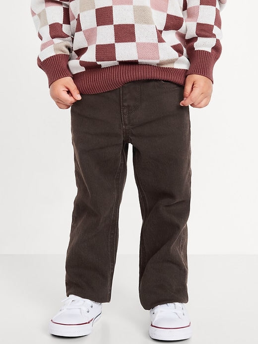 Image number 2 showing, Straight-Leg Built-In Flex Jeans for Toddler Boys