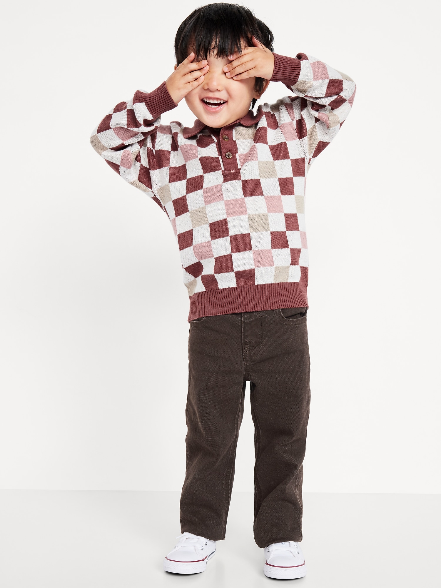 Straight-Leg Built-In Flex Jeans for Toddler Boys