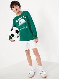 Image number 1 showing, CloudMotion Long-Sleeve Graphic Performance T-Shirt for Boys