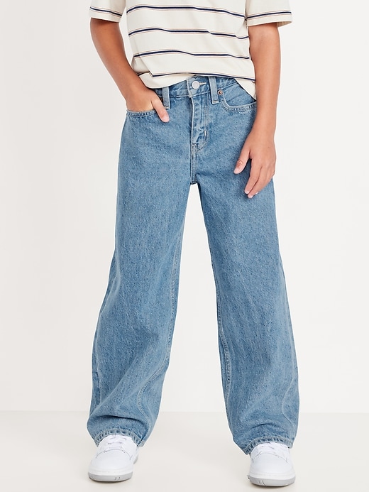 View large product image 1 of 5. Baggy Non-Stretch Jeans for Boys