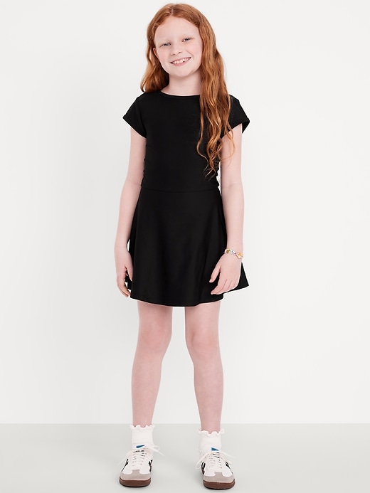 Image number 3 showing, PowerSoft Short-Sleeve Athletic Dress for Girls