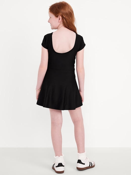 Image number 2 showing, PowerSoft Short-Sleeve Athletic Dress for Girls