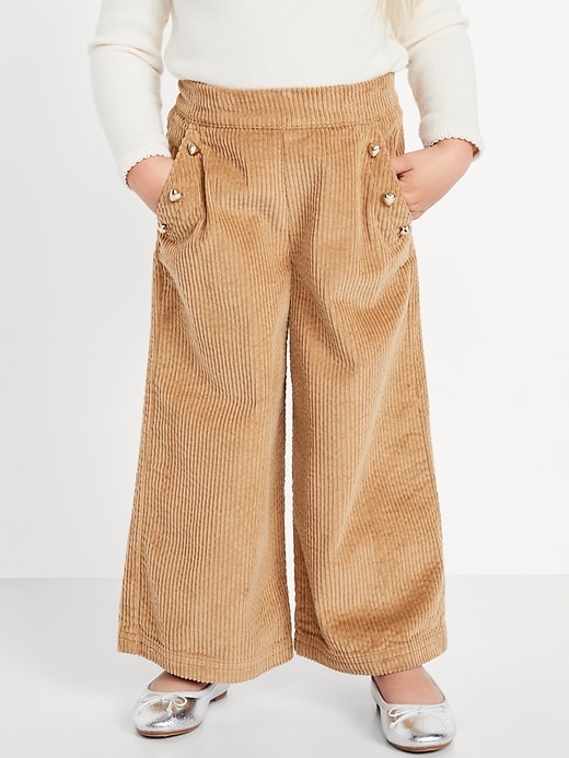 Image number 2 showing, Pull-On Wide-Leg Corduroy Pants for Toddler Girls