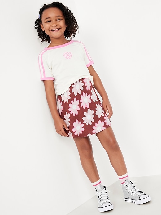 Image number 3 showing, Printed Crepe Skirt for Girls