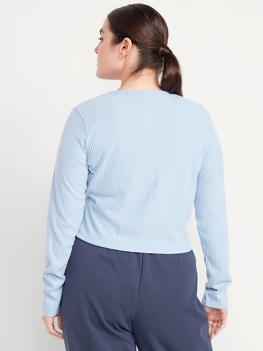 Image number 6 showing, Sweater Ribbed Cardigan Sweater