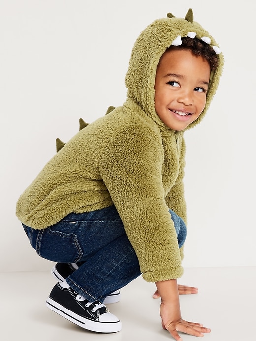 L'image numéro 1 présente Veste à capuchon à motif de créature pour tout-petit garçon