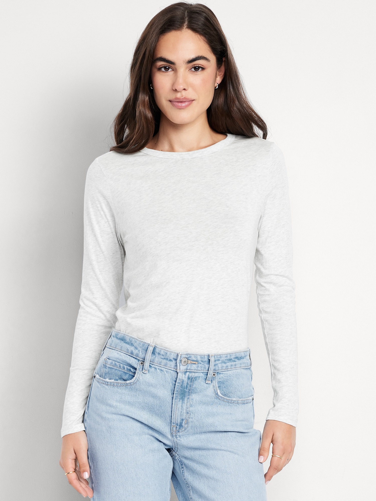 トップス everyone long sleeve tee navy EveryWear Long-Sleeve T-Shirt | Old Navy