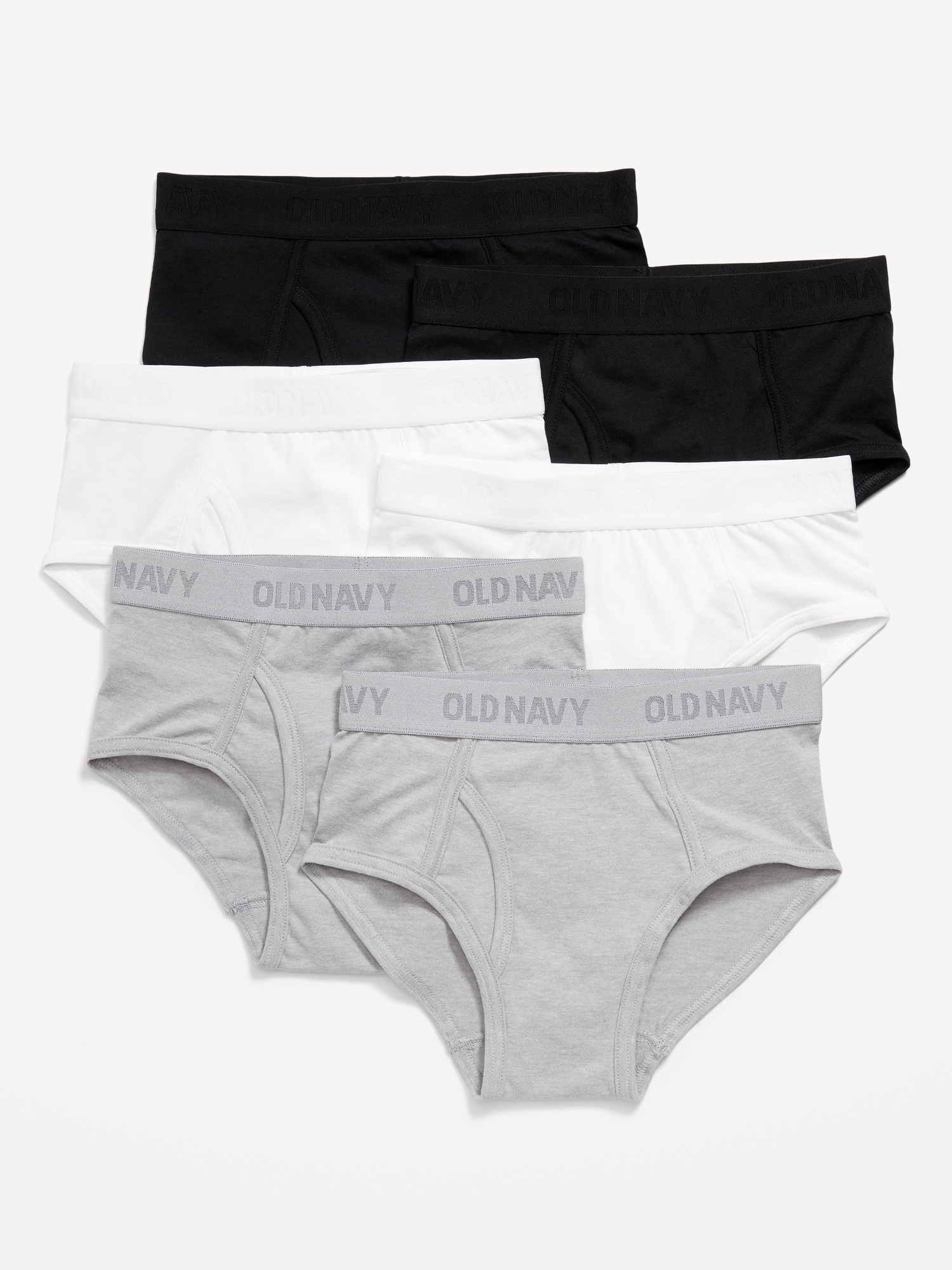 Underwear Briefs Variety 6-Pack for Boys