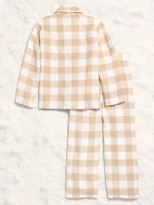 L'image numéro 2 présente Pyjama boutonné à motif unisexe pour Enfant