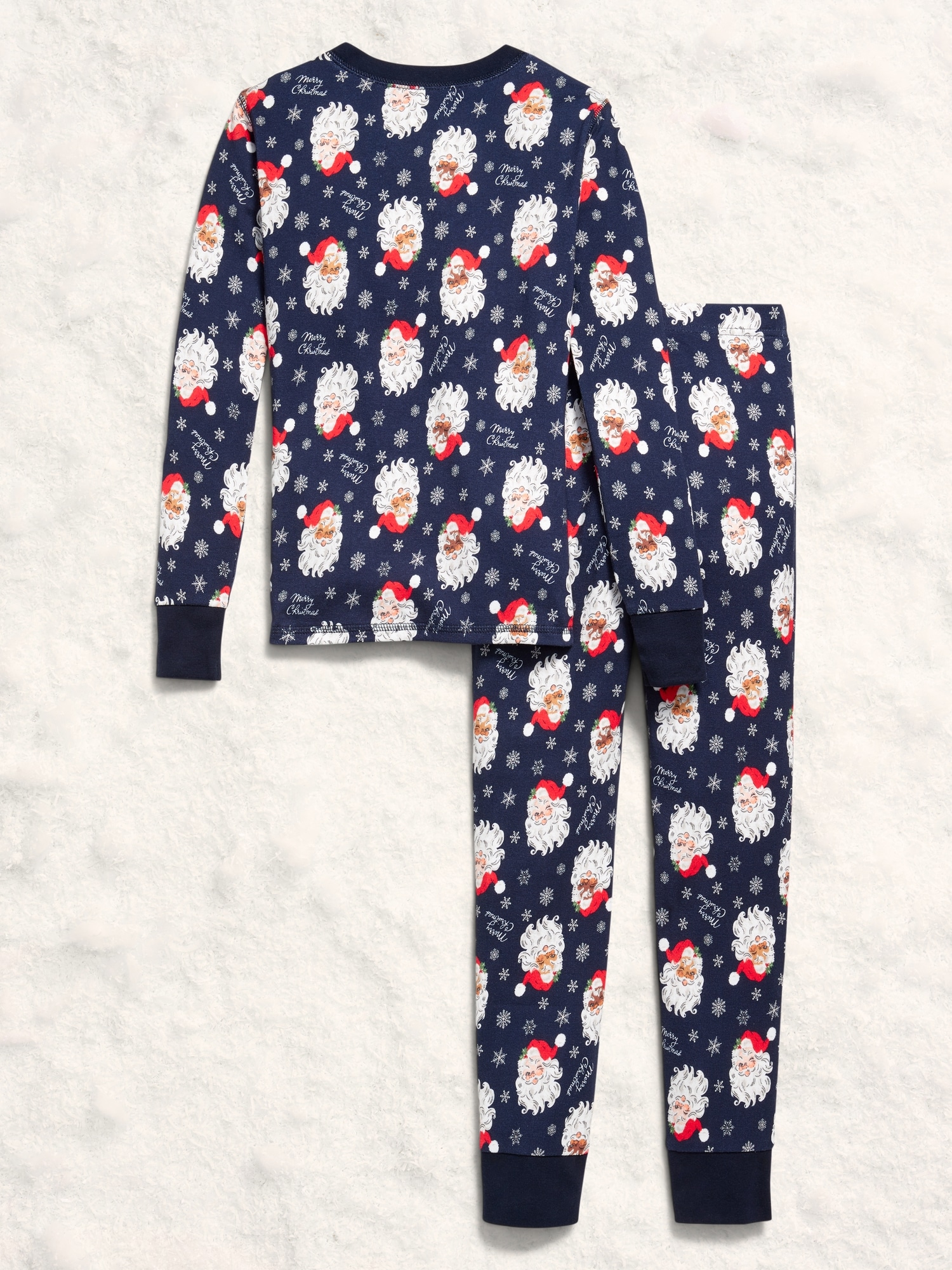 Gender-Neutral Snug-Fit Graphic Pajama Set for Kids