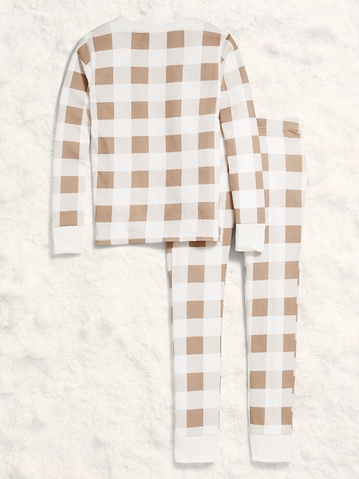 L'image numéro 2 présente Pyjama ajusté à motif pour fille