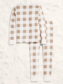 L'image numéro 2 présente Pyjama ajusté à motif pour fille