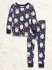 Image number 3 showing, Printed Snug-Fit Pajama Set for Toddler & Baby