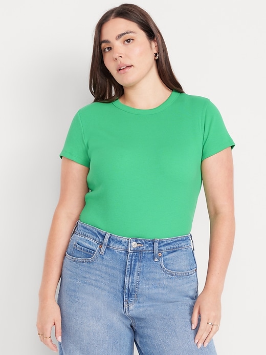 Image number 4 showing, Snug Crop T-Shirt