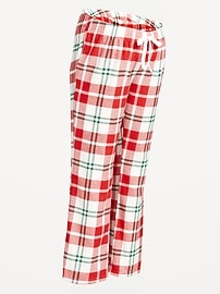 Image number 2 showing, Maternity Plaid Flannel Pajama Pants