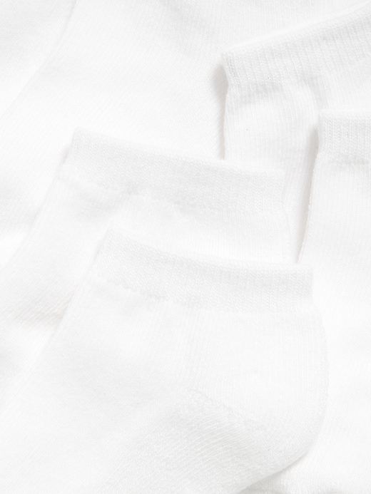 Image number 2 showing, Unisex 3-Pack Ankle Socks for Toddler & Baby