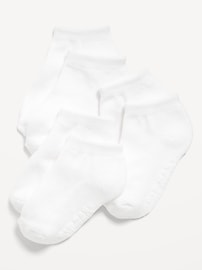 Image number 1 showing, Unisex 3-Pack Ankle Socks for Toddler & Baby