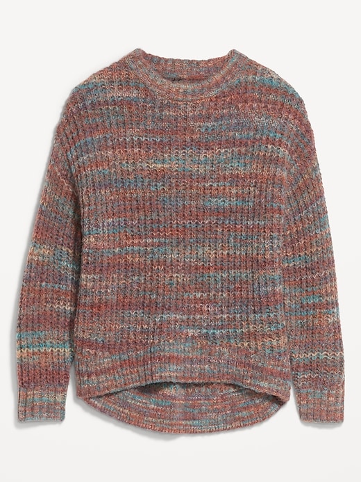 Image number 5 showing, Shaker-Stitch Crew-Neck Tunic Sweater